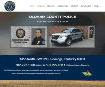 Oldhamcountypolice.com(Oldham County Police) Screenshot