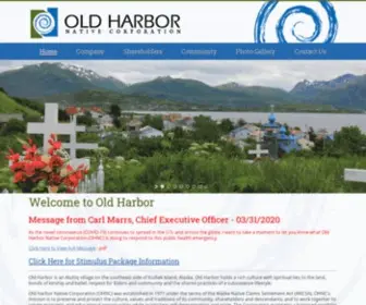 Oldharbornativecorp.com(Old Harbor Native Corporation) Screenshot