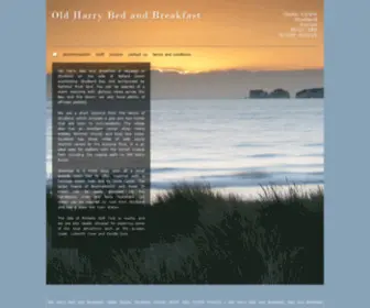 Oldharrybedandbreakfast.co.uk(Old Harry Bed and Breakfast) Screenshot