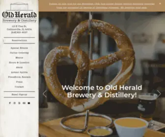 Oldheraldbrewing.com(Old Herald Brewery and Distillery) Screenshot