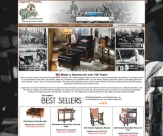 Oldhickoryfurniture.com(LodgeCraft Furniture Store) Screenshot