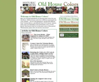 Oldhousecolors.com(Oldhousecolors) Screenshot