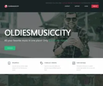 Oldiesmusiccity.net(Unlimited Music) Screenshot