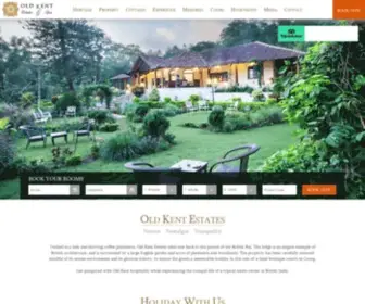 Oldkentestate.com(Old Kent Estates & Spa) Screenshot