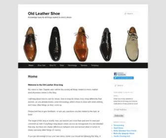 Oldleathershoe.com(Old Leather Shoe) Screenshot