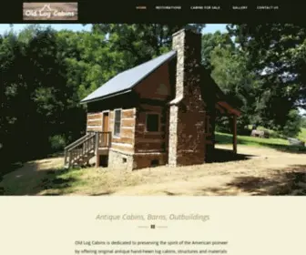 Oldlogcabins.com(Old Log Cabins) Screenshot