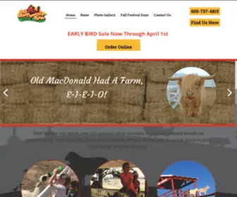 OldmaCDonaldsfarmrc.com(Family Friendly attractions in Rapid City) Screenshot