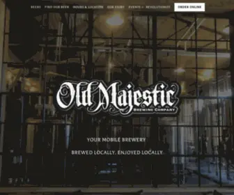 Oldmajesticbrewing.com(Old Majestic Brewing Co) Screenshot