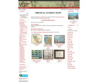 Oldmapgallery.com(The Old Map Gallery) Screenshot