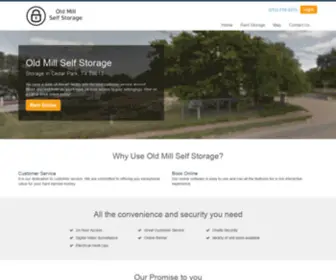 Oldmillselfstorage.com(Old Mill Self Storage) Screenshot