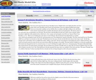 Oldmodelkits.com(Plastic Model Kits) Screenshot