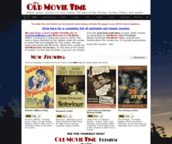 Oldmovietime.com(Old Movie Time) Screenshot