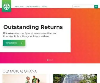 Oldmutual.com.gh(Old Mutual Ghana Personal) Screenshot