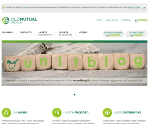 Oldmutualwealth.it(Old Mutual Wealth Italy) Screenshot