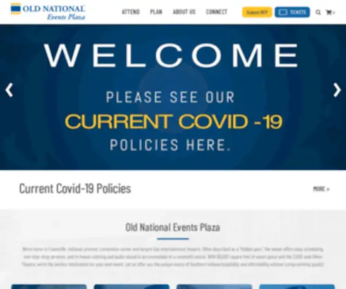 Oldnationaleventsplaza.com(Old National Events Plaza) Screenshot