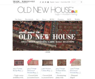 Oldnewhouse.com(Antiques, Originals and Vintage Rugs) Screenshot