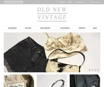 OldnewVintage.com.br(Old New Vintage) Screenshot