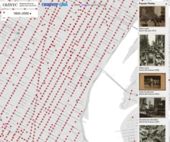 Oldnyc.org(Mapping Historical Photographs of New York City) Screenshot