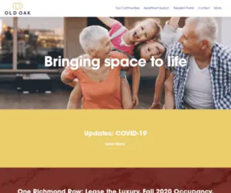 Oldoak.ca(Old Oak apartments in London Ontario are designed with the belief that how you live) Screenshot