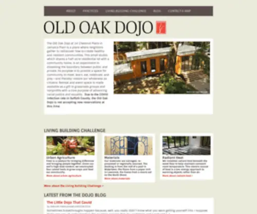 Oldoakdojo.com(Old Oak Dojo) Screenshot