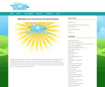 Oldpecanstreetfestival.com(The Pecan Street Festival) Screenshot