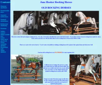 Oldrockinghorses.com(Antique Rocking horses) Screenshot
