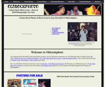 Oldrockphoto.com(Classic Rock Photos) Screenshot