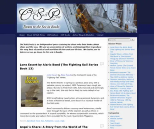 Oldsaltpress.com(The Old Salt Press) Screenshot