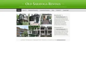 Oldsaratogarentals.com(Old Saratoga Rentals) Screenshot