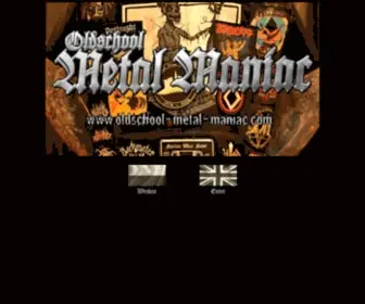 Oldschool-Metal-Maniac.com(Oldschool Metal Maniac) Screenshot