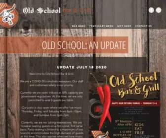 Oldschoolbarandgrill.com(Old School Bar & Grill) Screenshot