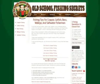 Oldschoolfishingsecrets.com(Old School Fishing Secrets) Screenshot