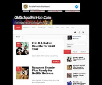 Oldschoolhiphop.com(Eric B & Rakim Reunite for 2018 Tour) Screenshot