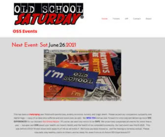 Oldschoolsaturday.com(Next Event) Screenshot