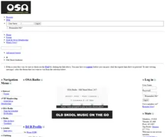 Oldskoolanthemz.com(Old Skool Anthems) Screenshot