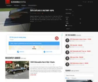 Oldsmobilecentral.com(Your source to buy) Screenshot
