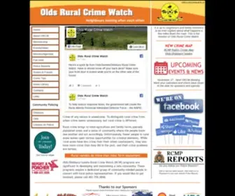 Oldsruralcrimewatch.ca(Olds Rural Crime Watch) Screenshot