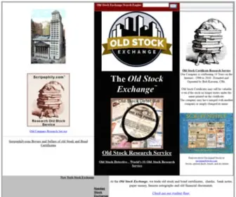 Oldstockexchange.com(Old Stock Exchange) Screenshot