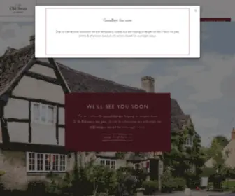 Oldswan.co.uk(Old English Country Inn near Oxford) Screenshot