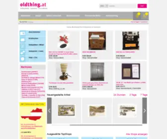 Oldthing.at(Online Marktplatz für Antiquitäten & Sammeln) Screenshot