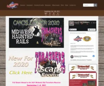 Oldthreshers.org(Midwest Old Settlers & Threshers Association) Screenshot