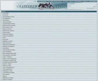 Oldtimer-Teileshop.de(Oldtimer) Screenshot