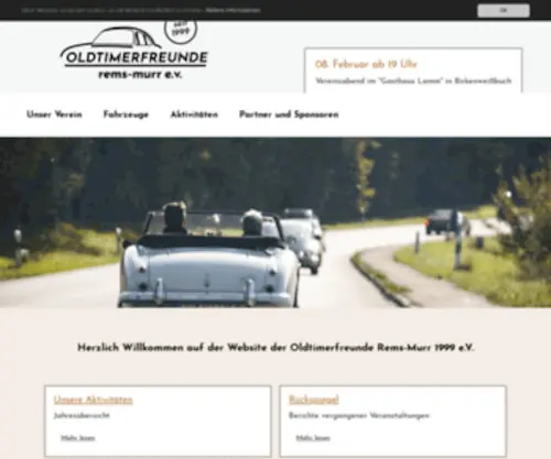 Oldtimerfreunde-Rems-Murr.de(Oldtimerfreunde Rems) Screenshot