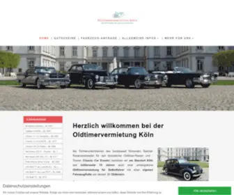Oldtimervermietung-Koeln.de(Oldtimervermietung Koeln) Screenshot