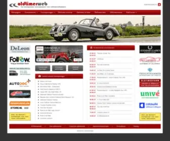 Oldtimerweb.nl(Het belangrijkste informatiepunt voor oldtimerliefhebbers) Screenshot
