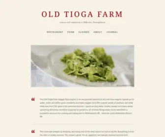 Oldtiogafarm.com(Old Tioga Farm) Screenshot