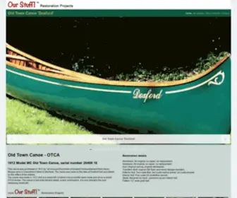 Oldtowncanoe.net(Old Town Canoe) Screenshot