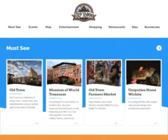 Oldtownwichita.com(Old Town Wichita) Screenshot