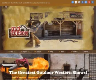 Oldtucson.com(Old Tucson) Screenshot