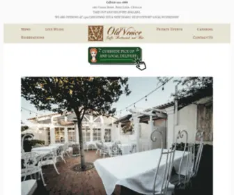 Oldvenicerestaurant.com(Old Venice Restaurant) Screenshot